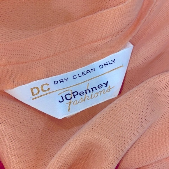 Vintage JC Penny maxi dress with fringe union made size small - Picture 4 of 7